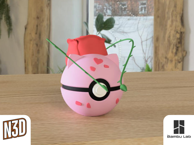 #0001 Bulbasaur Valentine rose